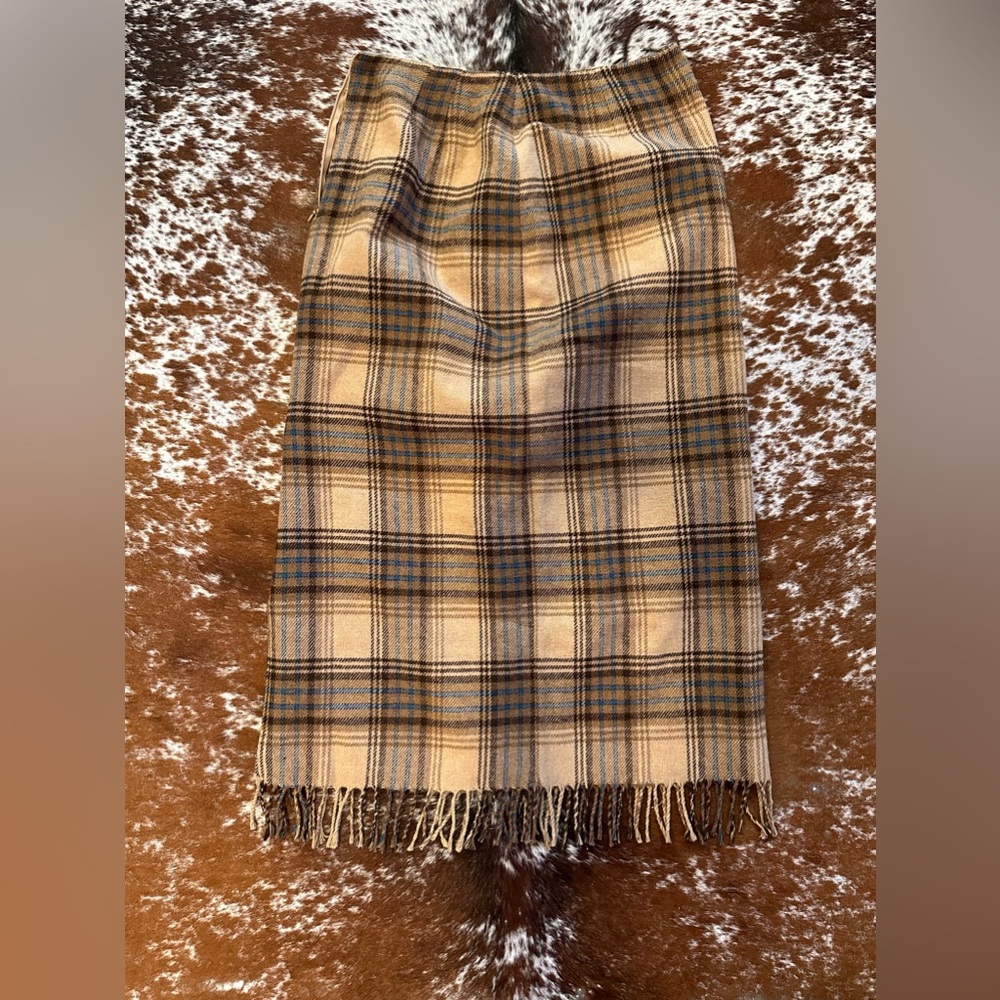 Vintage Plaid Skirt